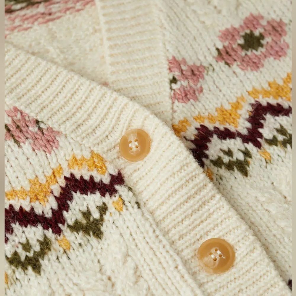 Mango Multi Color Knit Cardigan New - Picture 2 of 6
